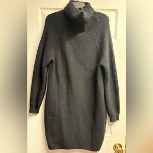 NWOT No Brand Black Fitted Sweater Dress Size Large